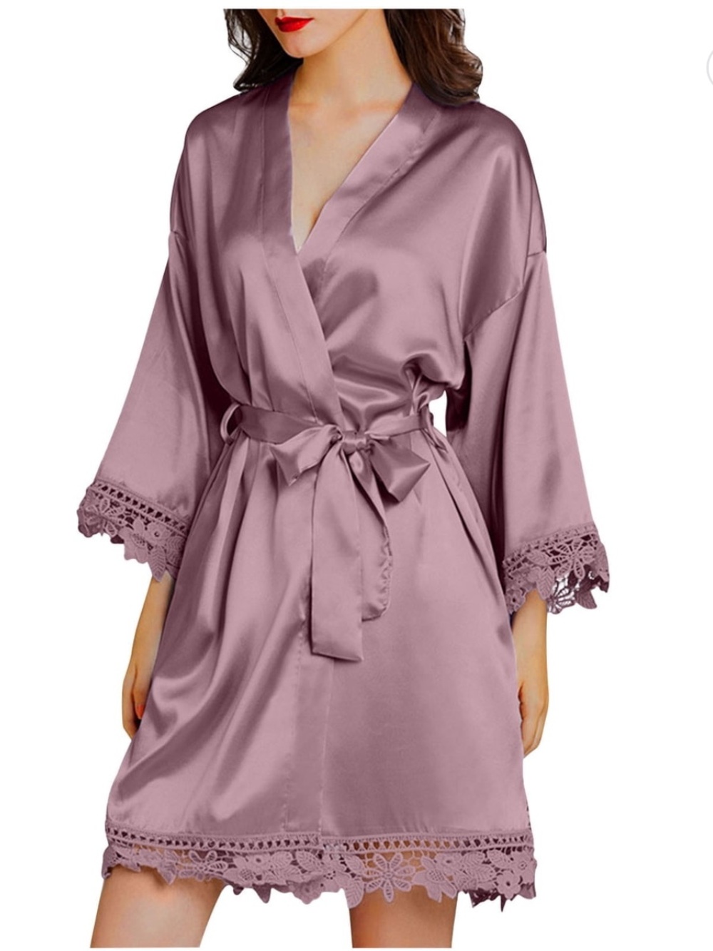 Women’s Satin Night Robe